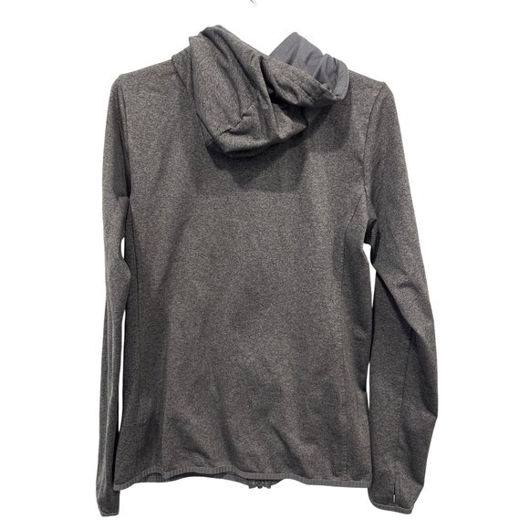 The North Face Full Zip Hoodie Jacket Womens M Gray Workout Athleisure Fitness - Picture 2 of 7